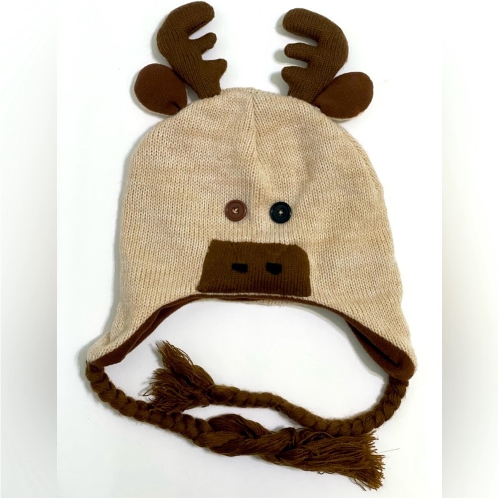 Arizona Jean Company Kid’s Moose Knit Hat